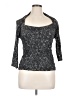 Joseph Ribkoff Gray 3/4 Sleeve Top Size 14 - photo 1