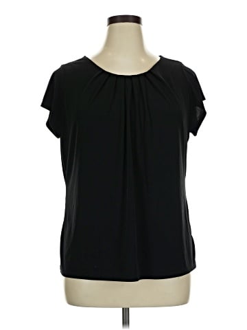 Worthington Short Sleeve Blouse (view 1)