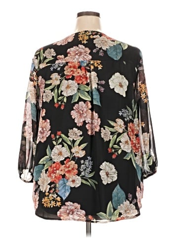Papermoon 3/4 Sleeve Blouse (view 2)