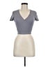 Wilfred Gray Short Sleeve Top Size M - photo 1