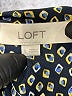 Ann Taylor LOFT 100% Polyester Blue Sleeveless Blouse Size L - photo 7