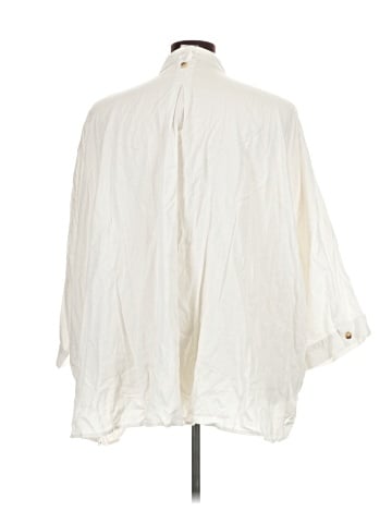 Catherines 3/4 Sleeve Button-Down Shirt (view 2)