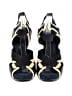 Balenciaga 100% Leather Ivory Black Sandals Size EU 39 - photo 2