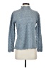 Marella Chevron-herringbone Blue Pullover Sweater Size S - photo 1
