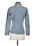 Marella Chevron-herringbone Blue Pullover Sweater Size S - photo 2