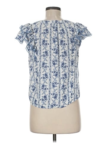 Blu Pepper Short Sleeve Blouse (view 2)