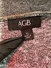 AGB Stripes Gray Pullover Sweater Size XL - photo 7