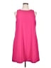 CeCe 100% Polyester Solid Pink Casual Dress Size 14 - photo 1