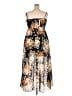 Assorted Brands 100% Polyester Floral Black Cocktail Dress Size 2X - photo 2