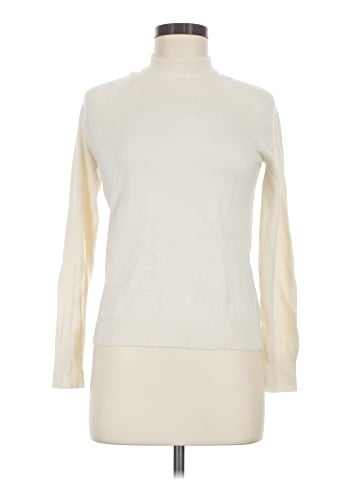 August Silk Turtleneck Sweater (view 1)