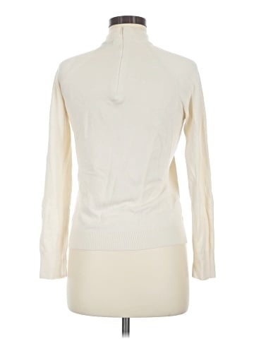 August Silk Turtleneck Sweater (view 2)