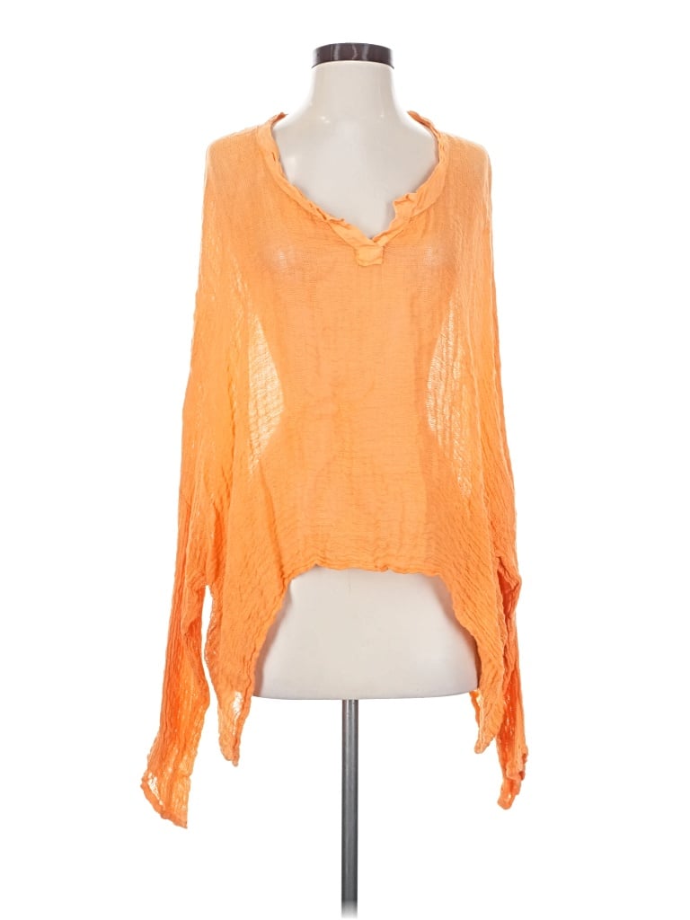 Pre-owned Sundays 3/4 Sleeve T-shirt In Orange