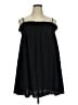 Unbranded 100% Polyester Solid Black Casual Dress Size XL - photo 1