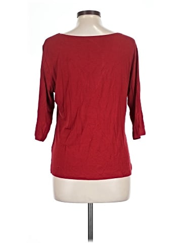 Allegra K 3/4 Sleeve T-Shirt (view 2)