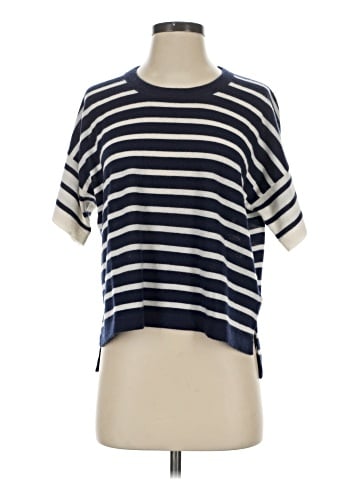 Madewell (Re)sponsible Weightless Cashmere Sweater Tee in Stripe (view 1)