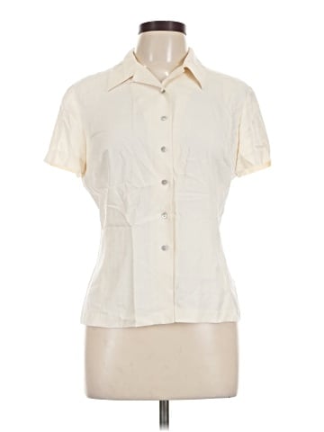 Liz Claiborne Short Sleeve Silk Top (view 1)