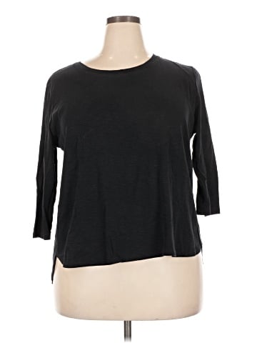 KIRKLAND Signature 3/4 Sleeve T-Shirt (view 1)