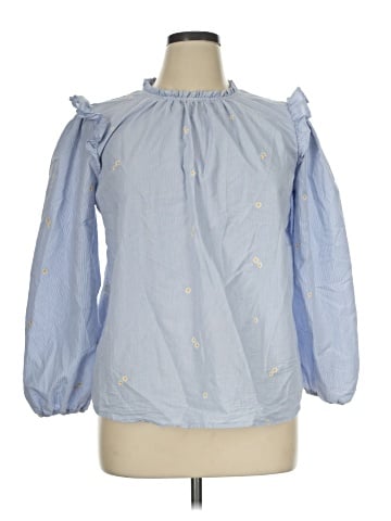 St. John's Bay Long Sleeve Blouse (view 1)
