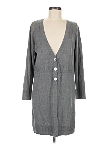 Dialogue Silk Cardigan (view 1)