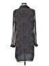 CAbi 100% Polyester Paisley Blue Casual Dress Size M - photo 2