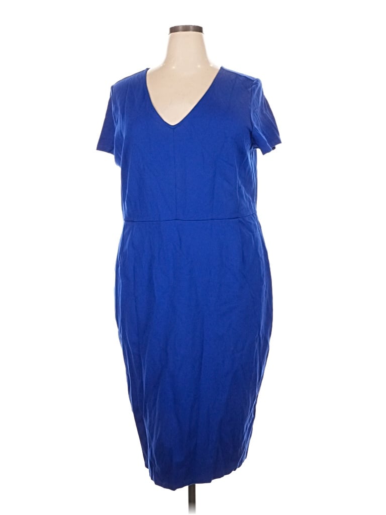 Pre-owned Universal Standard Casual Dress In Blue