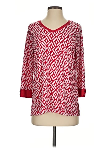 Susan Graver 3/4 Sleeve T-Shirt (view 1)