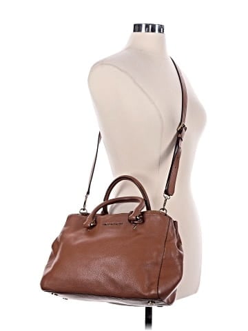 MICHAEL Michael Kors Leather Satchel (view 2)