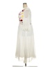 ASOS 100% Polyester Ivory Cocktail Dress Size 20 - photo 5