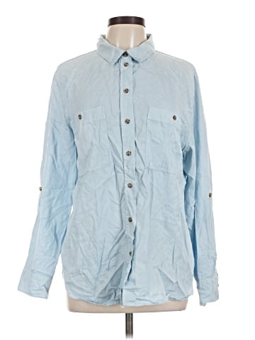 Sanctuary Long Sleeve Button-Down Shirt (view 1)