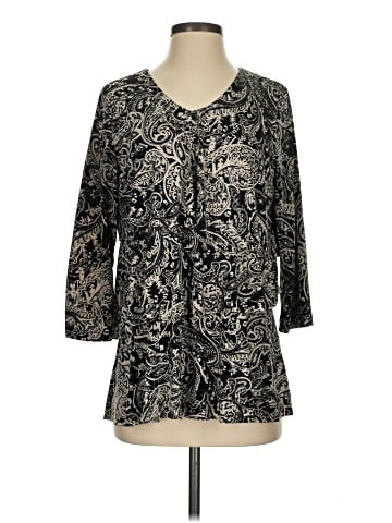 Susan Graver 3/4 Sleeve Blouse (view 1)