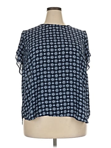 PREMISE Short Sleeve Blouse (view 1)
