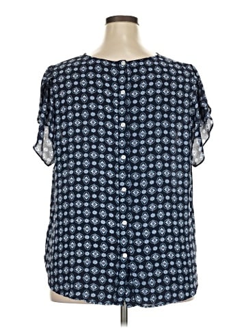 PREMISE Short Sleeve Blouse (view 2)