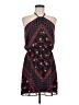 Express 100% Polyester Paisley Burgundy Cocktail Dress Size M - photo 1