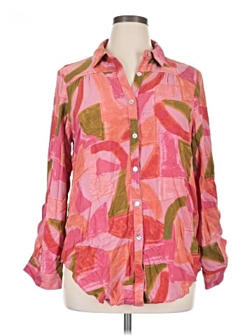 Fig & Flower Long Sleeve Polo (view 1)