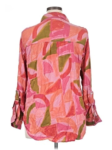 Fig & Flower Long Sleeve Polo (view 2)