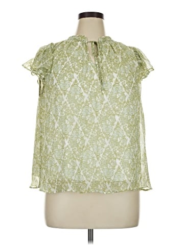LC Lauren Conrad Short Sleeve Blouse (view 1)