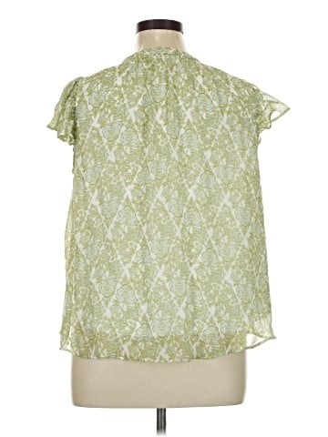 LC Lauren Conrad Short Sleeve Blouse (view 2)