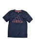 Adidas 100% Polyester Blue Active T-Shirt Size 7 - photo 1