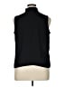 Talbots 100% Polyester Solid Black Sleeveless Blouse Size 1X Petite - photo 2