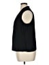 Talbots 100% Polyester Solid Black Sleeveless Blouse Size 1X Petite - photo 5