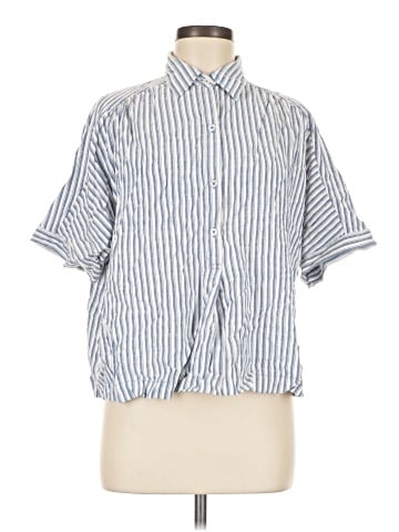 Max Studio Short Sleeve Blouse (view 1)