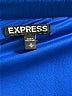 Express 100% Polyester Chevron-herringbone Teal Cocktail Dress Size M - photo 7