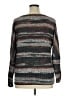 AGB Stripes Gray Pullover Sweater Size XL - photo 2
