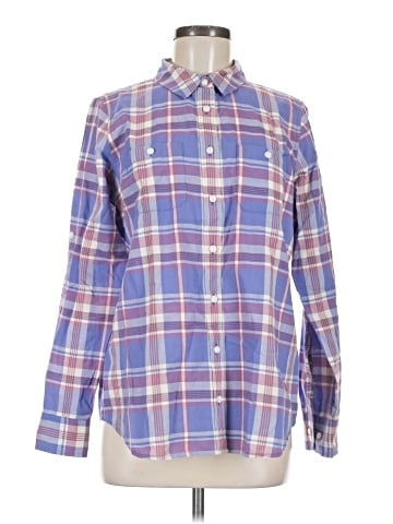 L.L.Bean Long Sleeve Button-Down Shirt (view 1)