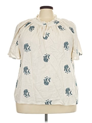 Solitaire Short Sleeve Blouse (view 1)