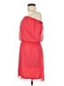 Express 100% Polyester Solid Red Cocktail Dress Size L - photo 5