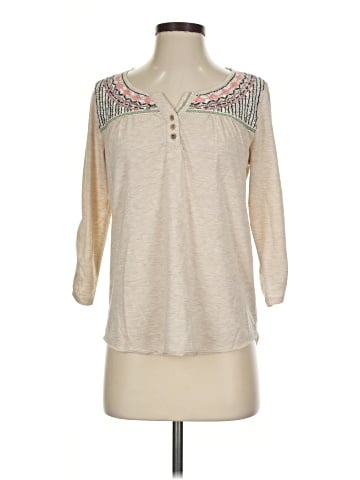 Maurices 3/4 Sleeve Blouse (view 1)