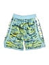 Nike 100% Polyester Graphic Blue Athletic Shorts Size M - photo 1