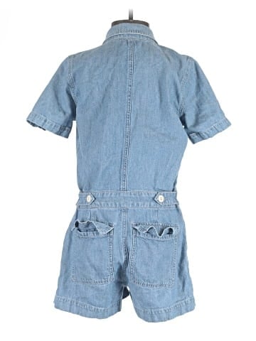 Madewell Petite Denim Coverall Romper (view 2)