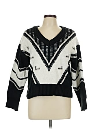 Line & Dot Pullover Sweater (view 1)